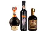 Aceto Balsamico und Balsamico Creme in hell und dunkel